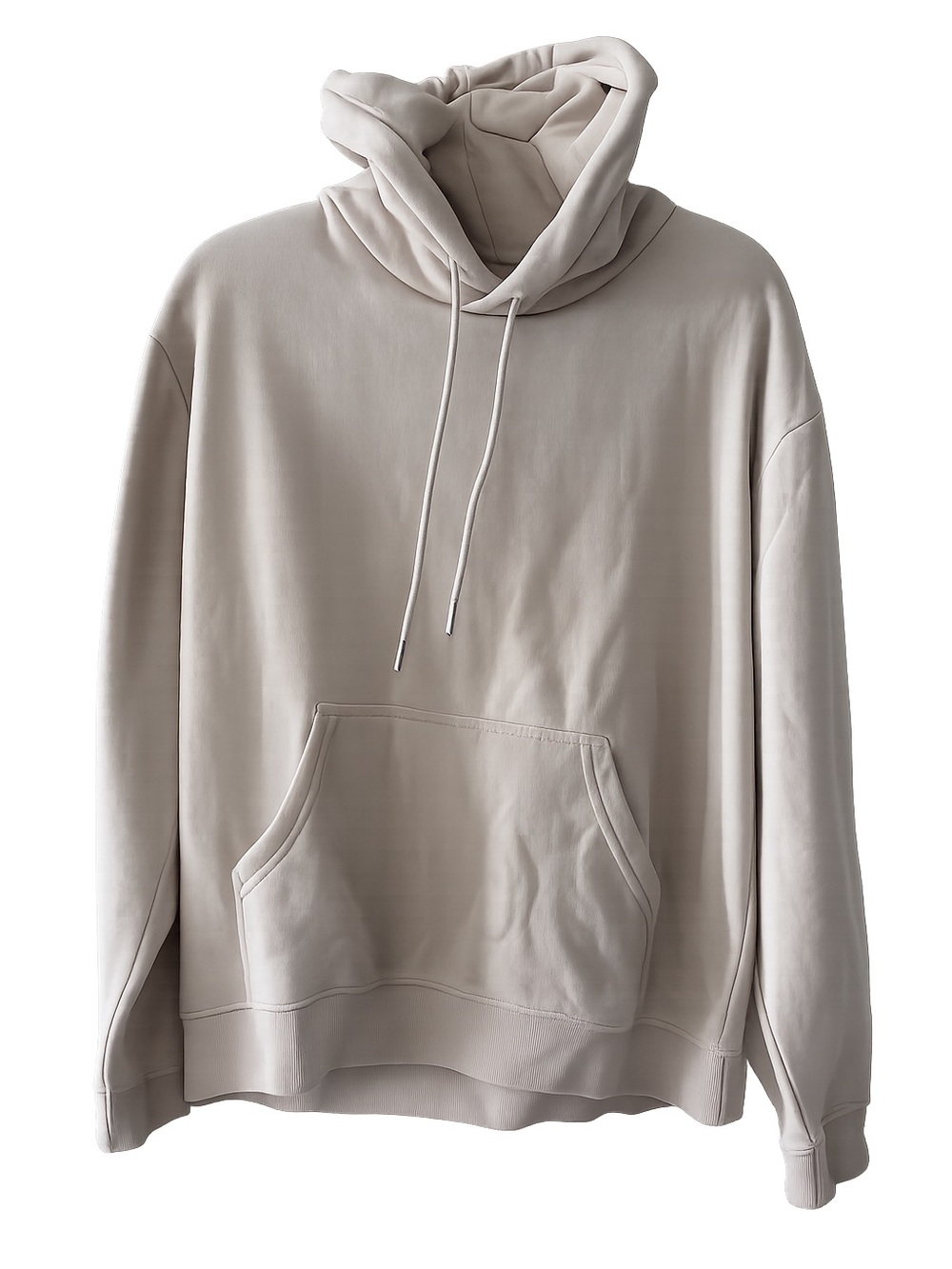 H&M Oversized Hoodie Sweatshirt Beige Taupe Size Small